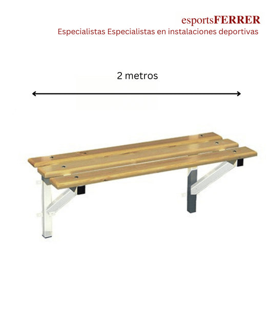 Banco vestuario anclado pared 2 m ref  12656_23691.jpg
